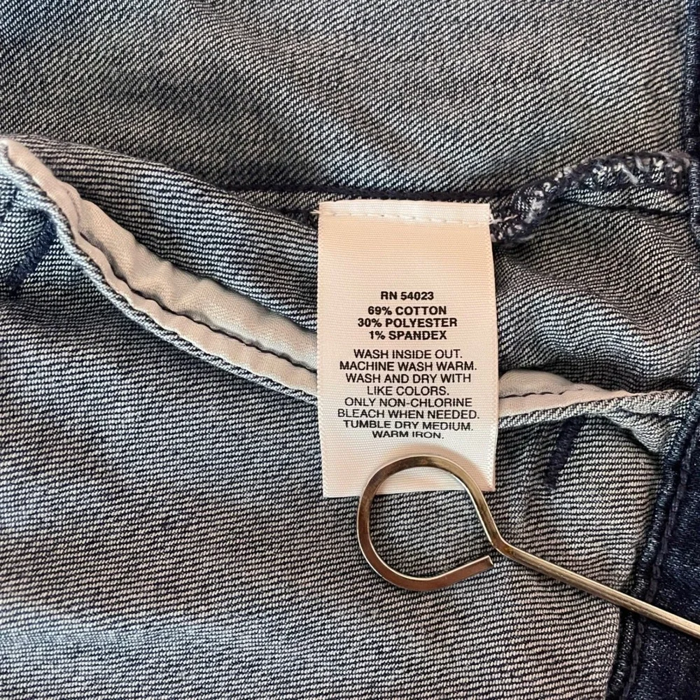 GapKids 1969 Girls Dark Wash Denim‎ Trucker Jacket Size L Large 527882-00